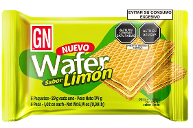 Wafer GN Limón x 6 UND